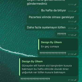 Design By Ülkem Siparişleri Göndermiyor Para İadesi Yapmıyor