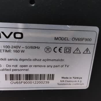 Onvo Ov 65 F900 Görüntü Dalgalanması Ve Ses Var Görüntü Yok Şikayeti