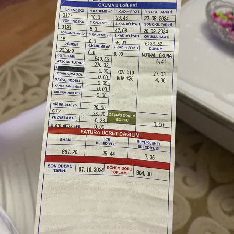 Balıkesir Büyükşehir Belediyesi Yüksek Gelen Su Faturası