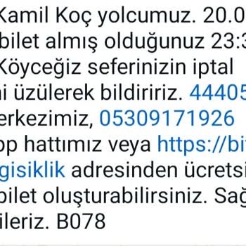 Kamil Koç Firmasından Şikayetçiyim. Mağdur Edildik.