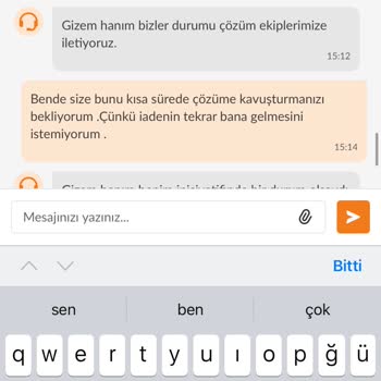 Trendyol İade Ettiğim Ürünün Tekrar Bana Yollanması