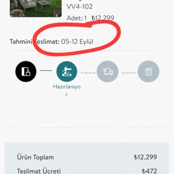 Vivense Teslimat Süresi Ve Teslim Edilmeme Problemi