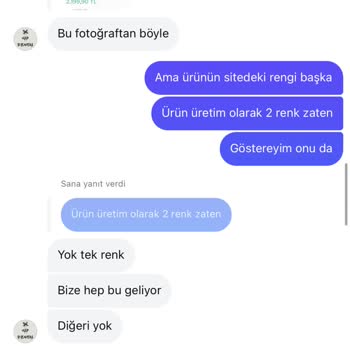 Huup Sneakers Yanlış Renk Gönderilen Ürün