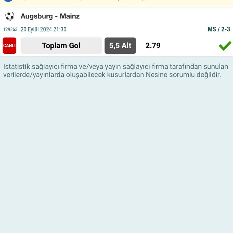 Nesine Keyfi Tutmuş Kuponu İptal Ediyor