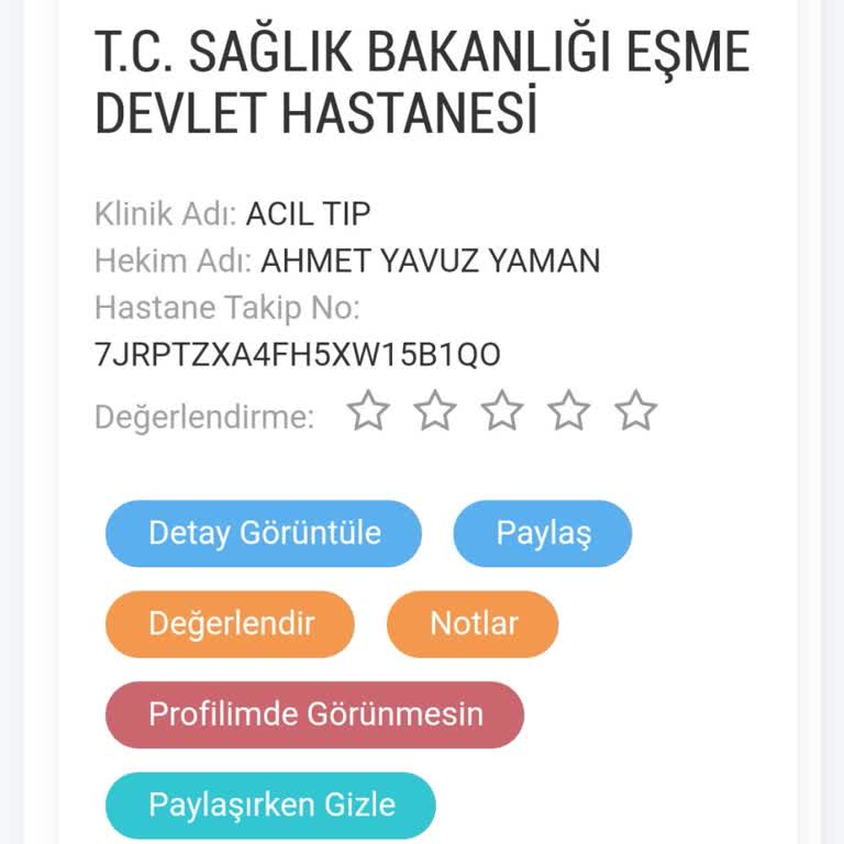 Uşak Eşme Devlet Hastanesi Eşme Devlet Hastanesi Yanlış Yere İğne Yapıldı 4 Aydır Ağrım Çok