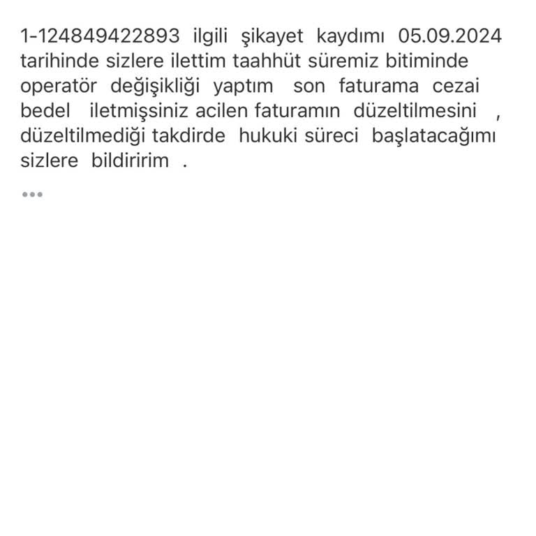 Türk Telekom Yanlış Fatura Ve İletişim Sorunları
