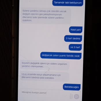 Obilet.com Müşteri Yanlış Bilgi Bilet Soyadı Değişikliği Yapılmaması