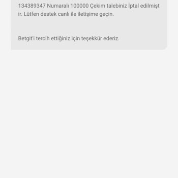 Betgit 140.650 Kazancımı Ödemiyor