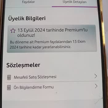 Vodafone Yanımda Premium Üyelik Sorunları ve Müşteri Hizmetleri Yetersizliği