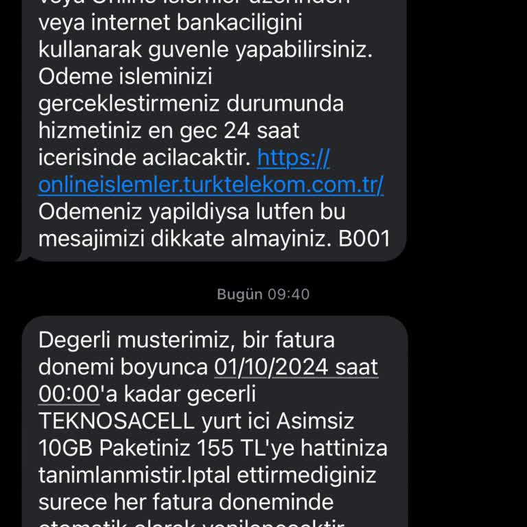 Türk Telekom Fazla Para Kesimi