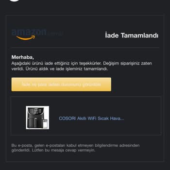 Amazon İade Ettiğim Ürünün Parasını Ödemedi