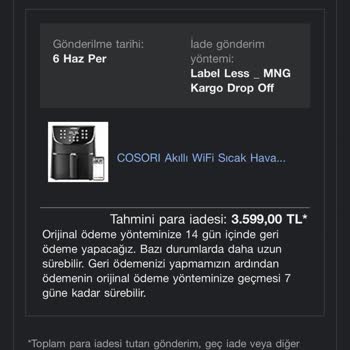 Amazon İade Ettiğim Ürünün Parasını Ödemedi