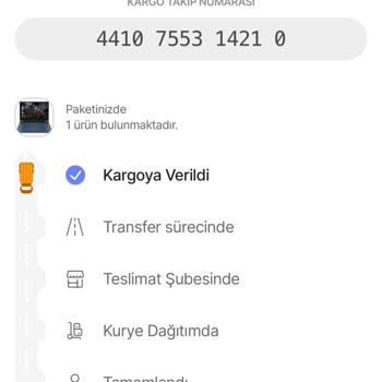Hepsiburada Aras Kargo Kargoya Verilmeyen Ürünü Kargoya Verildi Gösteriyor