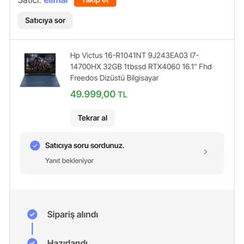 Hepsiburada Aras Kargo Kargoya Verilmeyen Ürünü Kargoya Verildi Gösteriyor