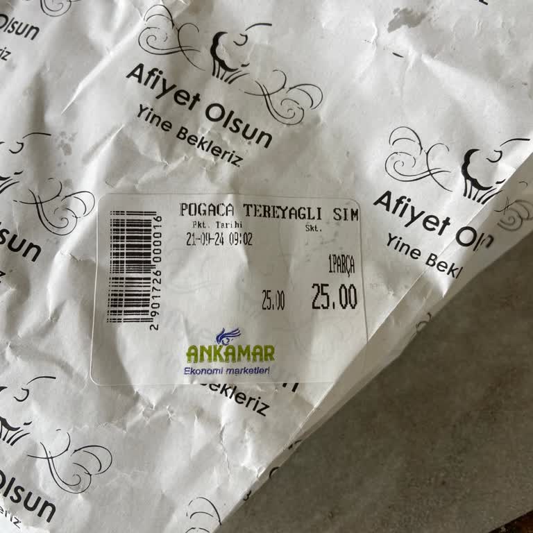 Ankamar Ekonomi Marketleri (Ordu) Unlu Mamulleri Aşırı Pahalı Geldi