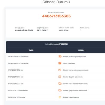 Aras Kargo 1 Haftadır Şubede Bekleyen Kargo