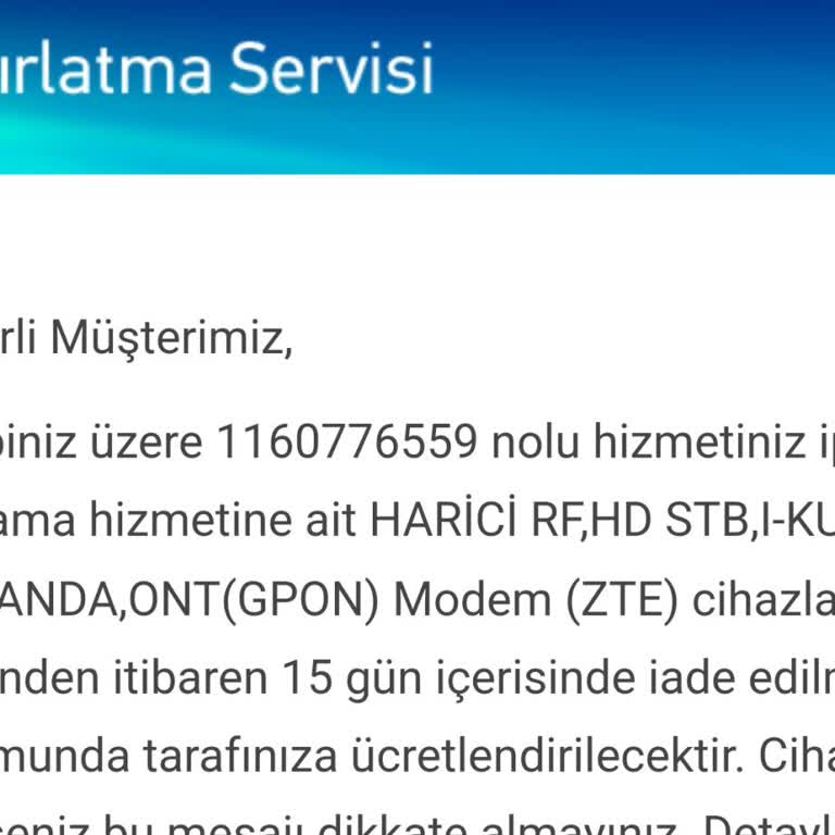 Kablo Net Haksız Yere 750 TL Taahhüt Bozma Ücreti İstiyor