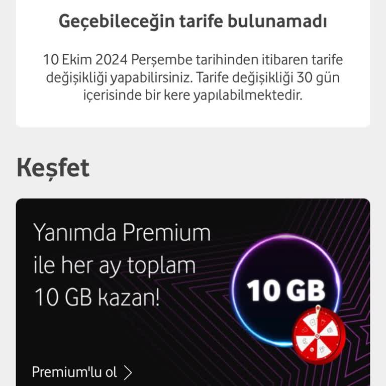 Vodafone Paket Fiyat Artışı ve Yanlış Bilgilendirme