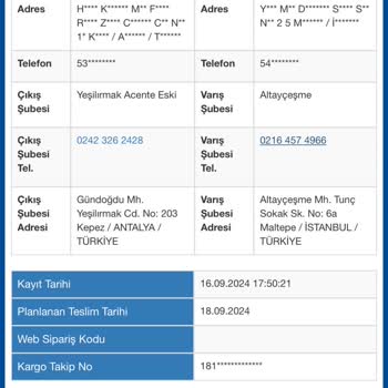Sürat Kargo Dağıtım Yapmadığı Bölgeye Bilgilendirme Yapmıyor
