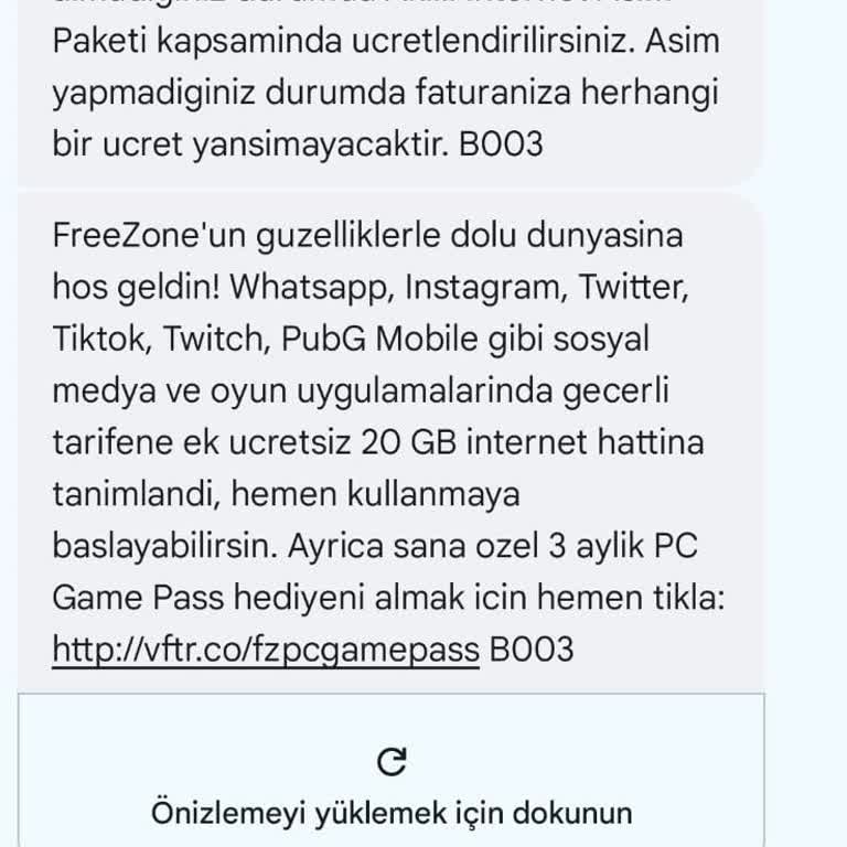 Vodafone FreeZone PC Game Pass Aboneliği Sorunu