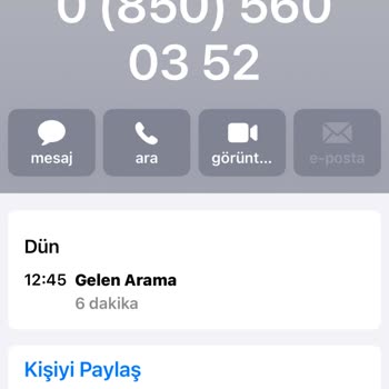 0850 560 03 52 0850 Türk Telekom Numara Taşıma Şikayet