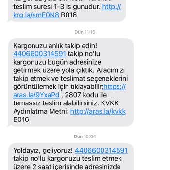 Aras Kargo Kargomun Teslimatında Yaşadığım Sorunlar Ve Müşteri Hizmetleri Deneyimim