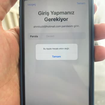 iPhone Apple Hesabımın Etkinleştirilmemesi Ve Fatura Sorunu