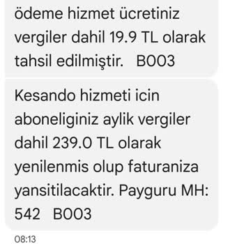 Vodafone'dan Habersiz Üyelik ve Fatura Şoku