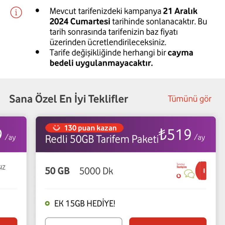 Vodafone'un Video Pass ve Fahiş Fiyat Politikası
