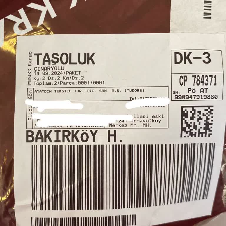 MNG Kargo Adresten Kargo Almıyor