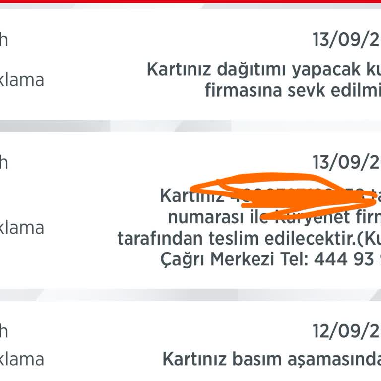 Ziraat Bankası Kredi Kartımı Ulaştırmıyor