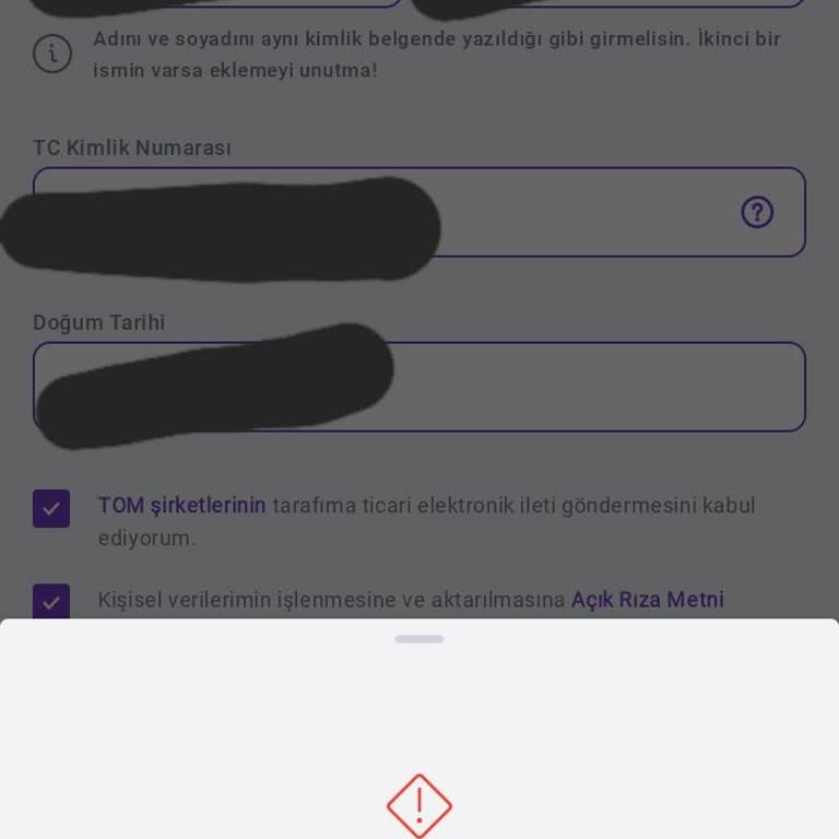 Hadi - TOMBANK Hadi Uygulaması Giriş Yapamıyorum