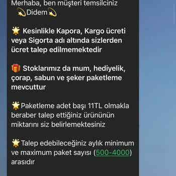 İŞKUR Evde Paketleme İşi
