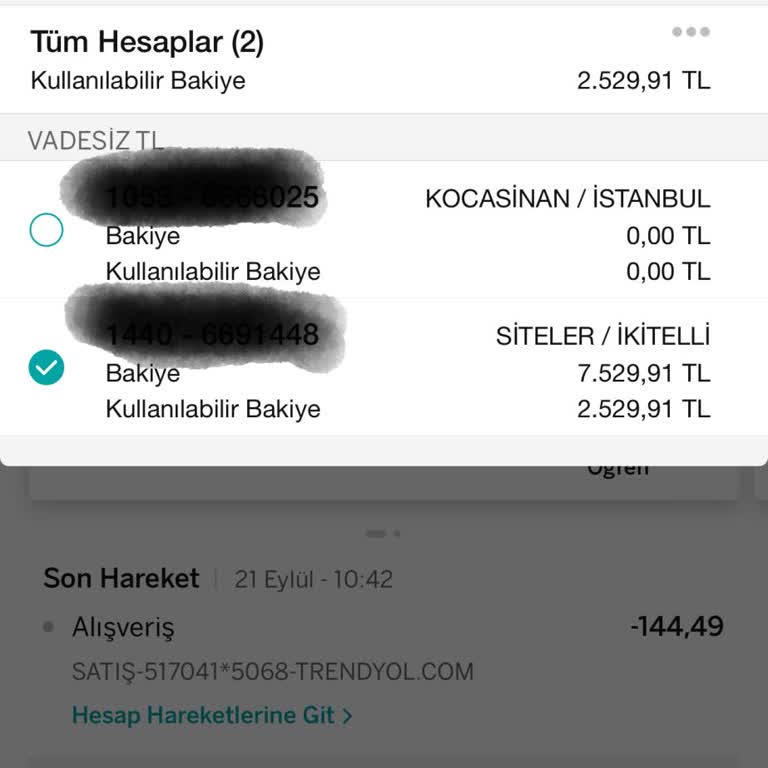 Garanti BBVA Hesabımdaki Parayı Kullanamıyorum