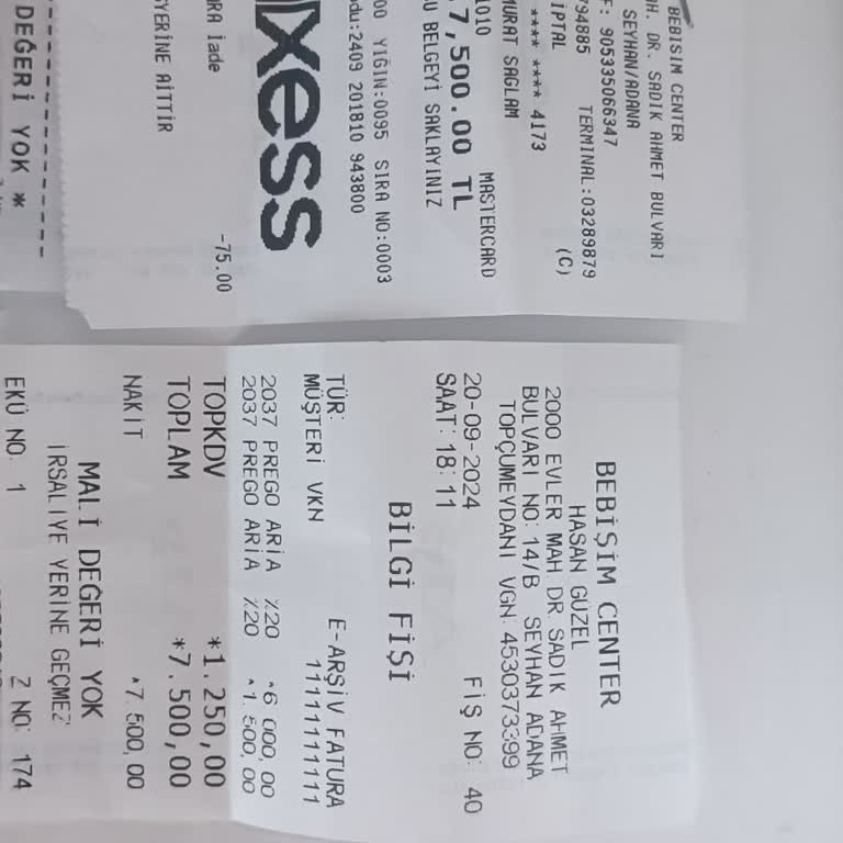 Bebişim Center Adana Mağaza Yetkilisi Bizi Rezil Etti