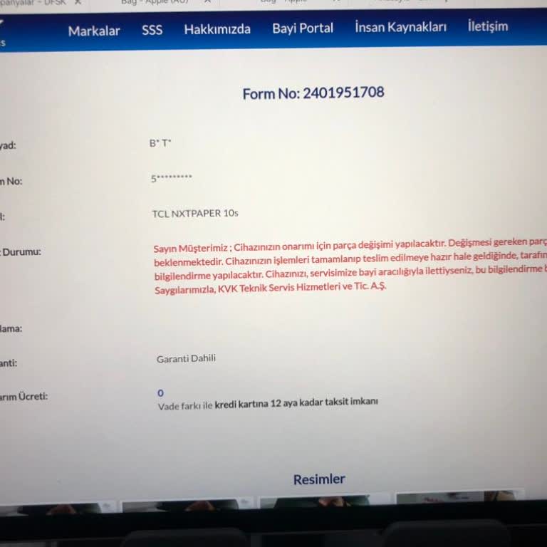 KVK Markanın Ve Servisin Süreci Uzatması