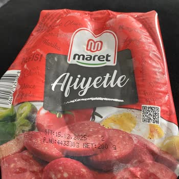 Maret Bozuk Ne Olduğu Belli Olmayan Bir Sucuk