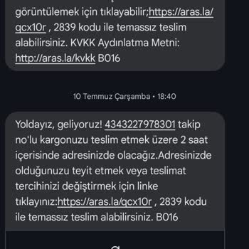 Aras Kargo Saçmalığı (Aras Kargo Yazıbaşı Şubesi Torbalı/İzmir)