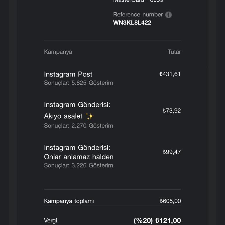 Instagram Reklamı Bütün Paramı Aldı