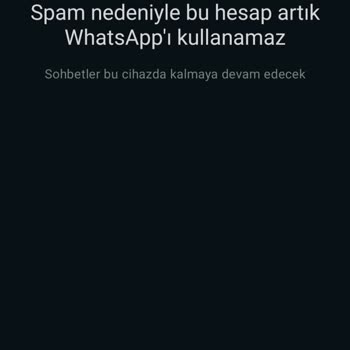 WhatsApp Grup Kurarken Spam Olarak Engel Yedim