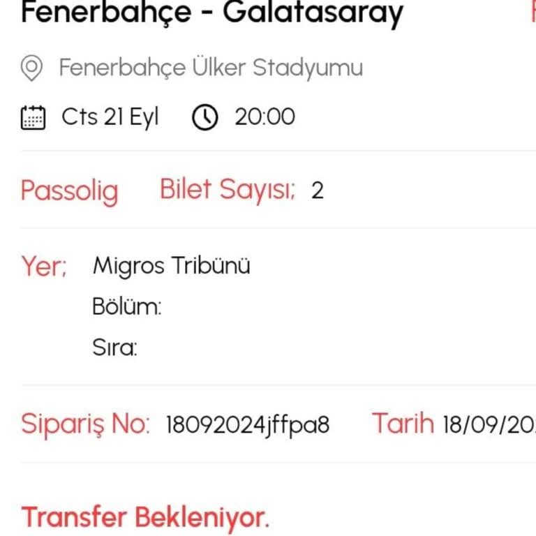 Biletalsat.com FB -GS Maçı İçin Bileti Aktarmıyor!