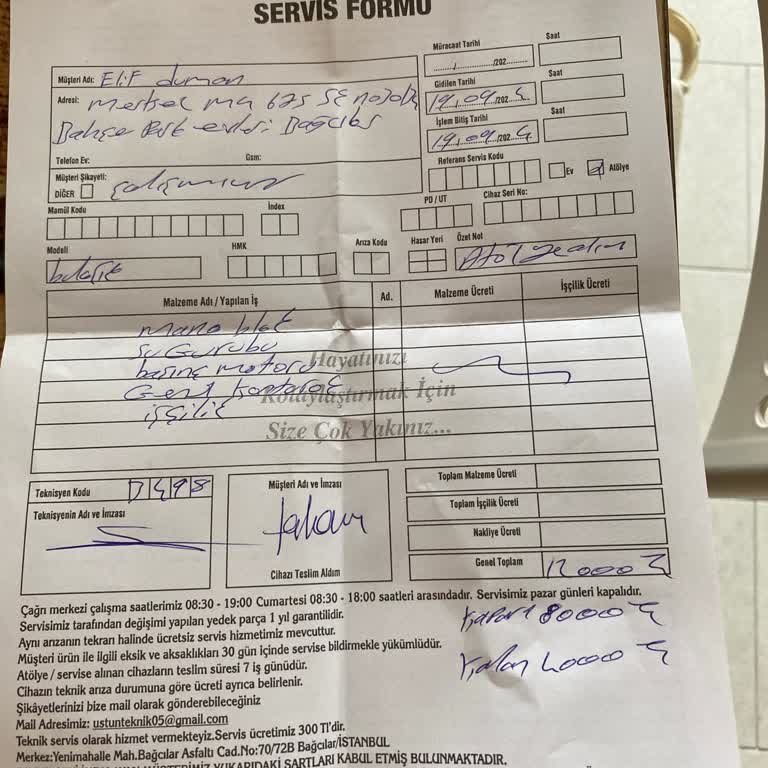 Franke Gördüğüm En Kötü Servis