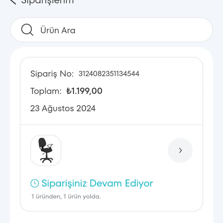 A101 Ekstra'dan Koltuk Siparişim 3 Haftadır Teslim Edilmedi