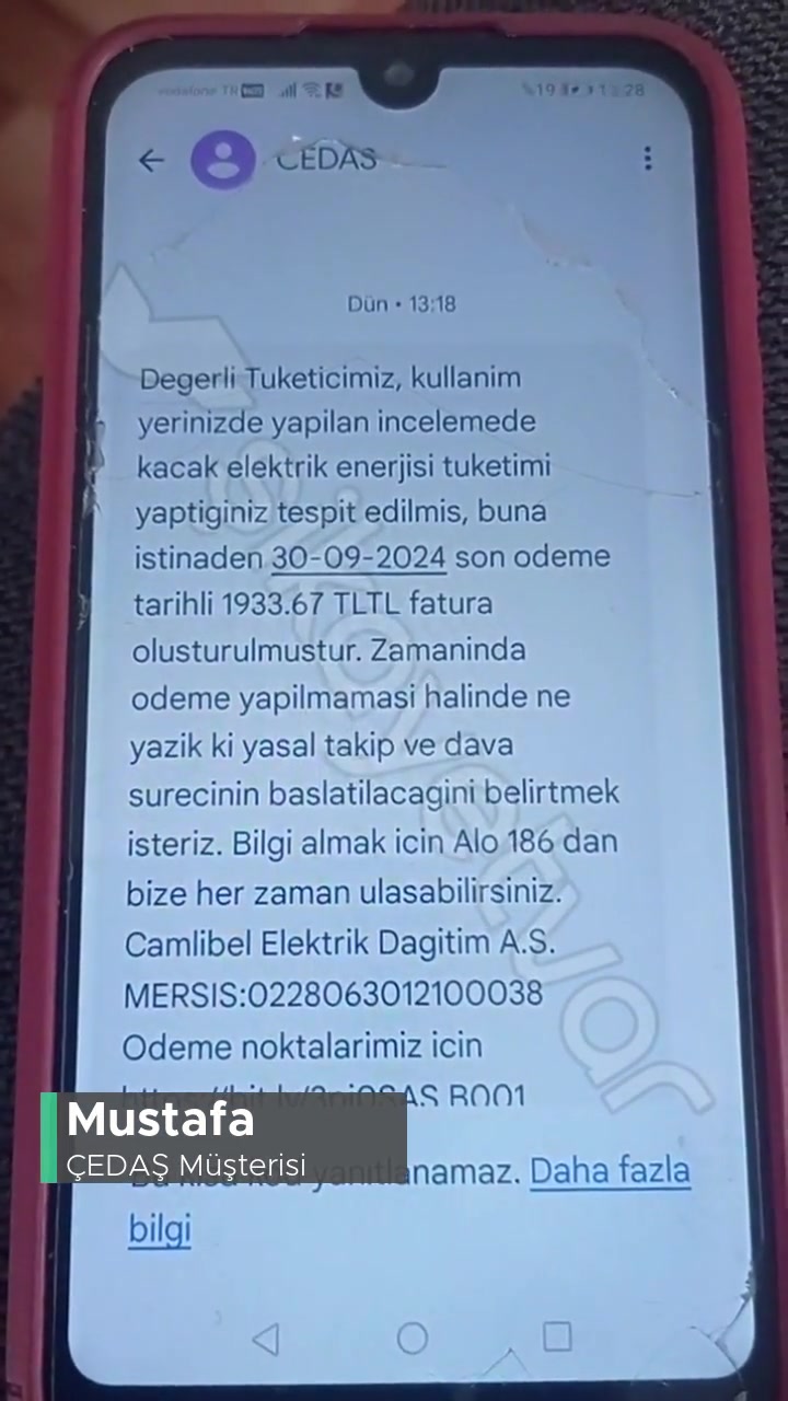 ÇEDAŞ Kaçak Kullanım Cezası videonun kapak resmi