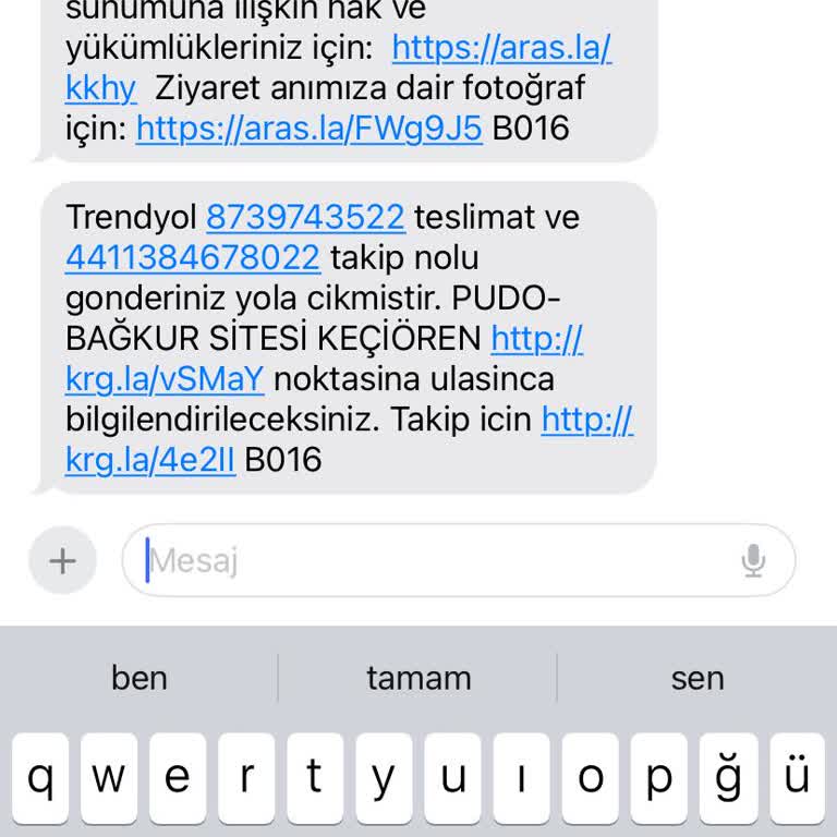 Aras Kargo Kargom Teslim Edilmedi