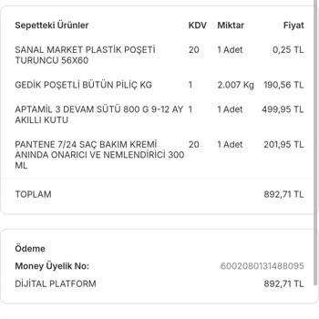 Migros Gerçekleşmeyen Teslimat İçin İade