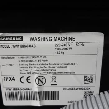 Samsung Çamaşır Makinesi 11kg WW11BBA046AB