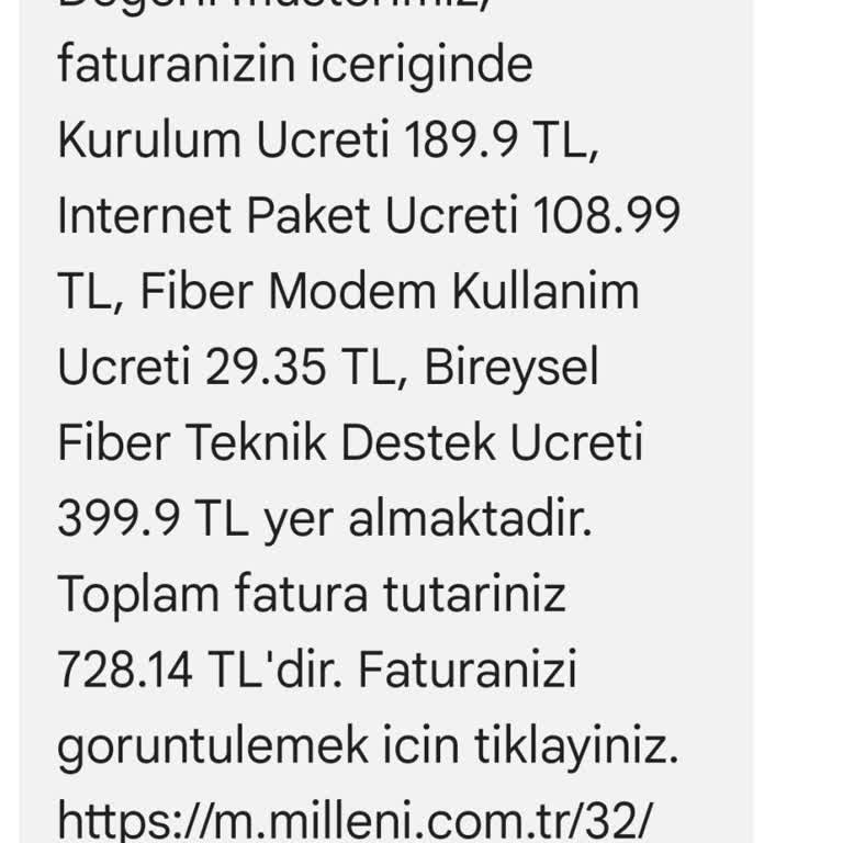 Türk Telekom Millenicom İnternet Sağlayıcısı Yanlış Fatura Düzenleme