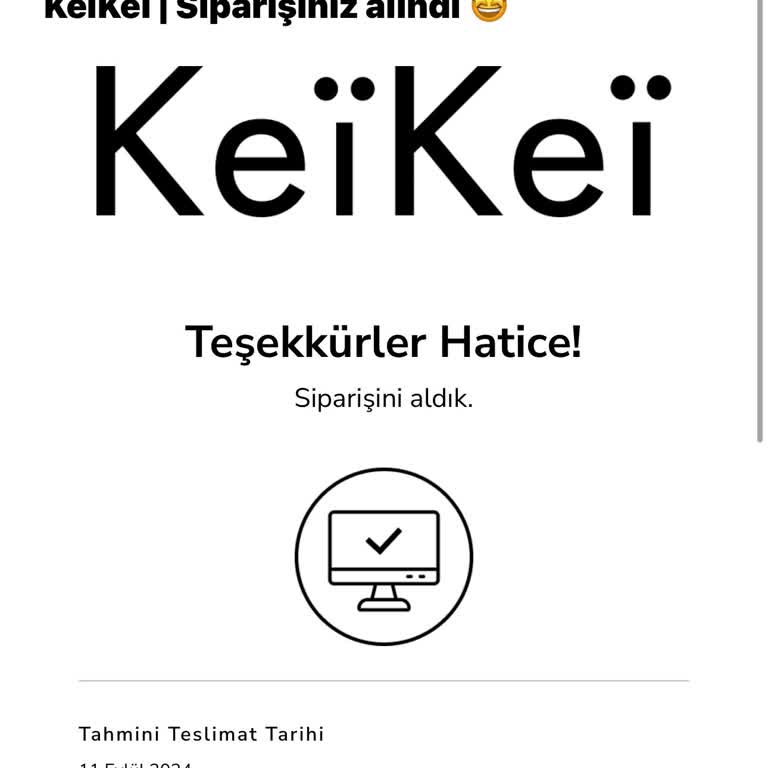 Keikei Siparişi Yollamıyor, Muhatabınız Yok.