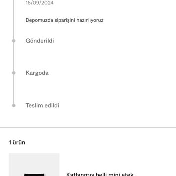 Bershka Uygulamasından Yaptığım Alışveriş Hâlâ Hazırlanıyor Gözüküyor